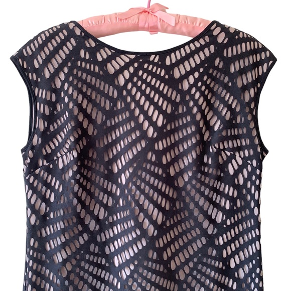 MARC NEW-YORK BLACK SLEEVELESS CUTOUT SPECIAL OCCASION MINI DRESS - Picture 8 of 13